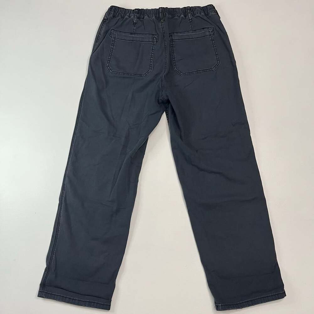 Pilcro Utility Pants Size 29 Dark Gray Cargo Wide Leg Charcoal - Picture 8 of 11